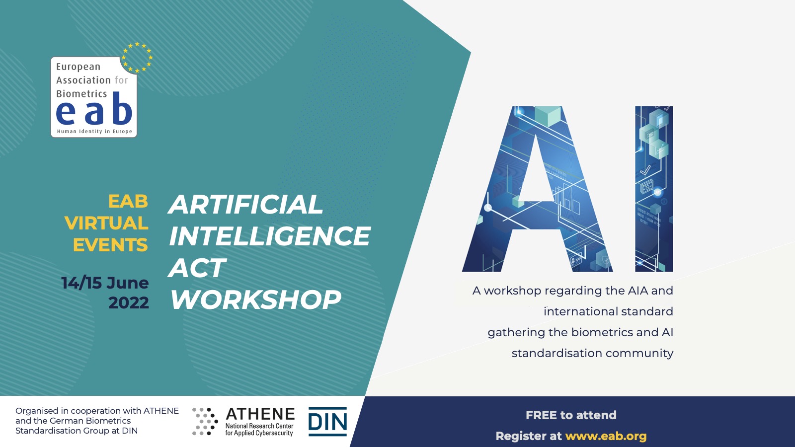 [Illustration] Banner on Artificial Intelligence Act Workshop