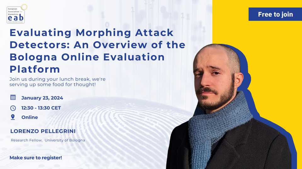 [Illustration] Banner on Lunch Talk on Evaluating Morphing Attack Detectors