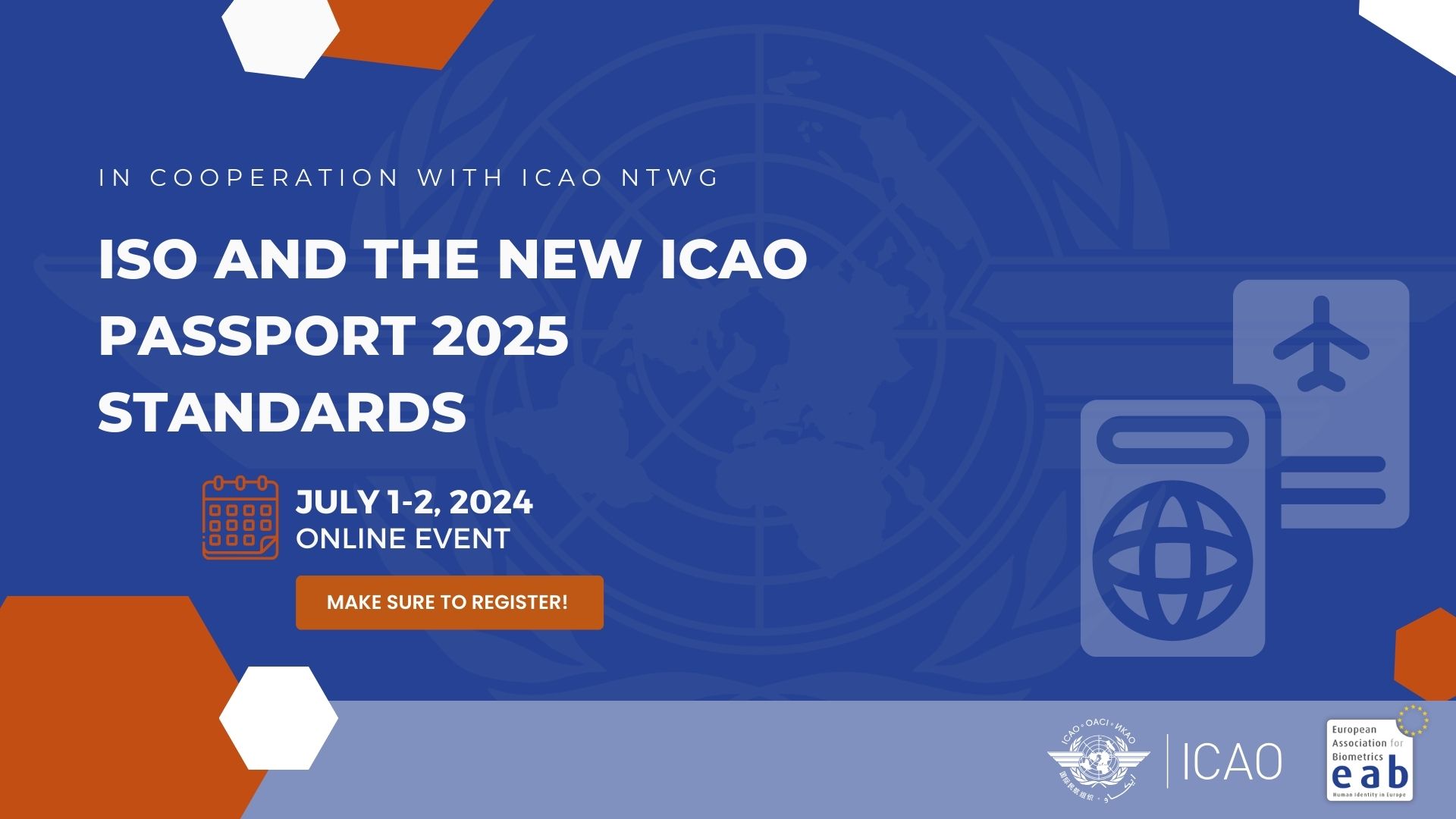 [Illustration] Banner on Online Event - ISO and the New ICAO Passport 2025 Standards