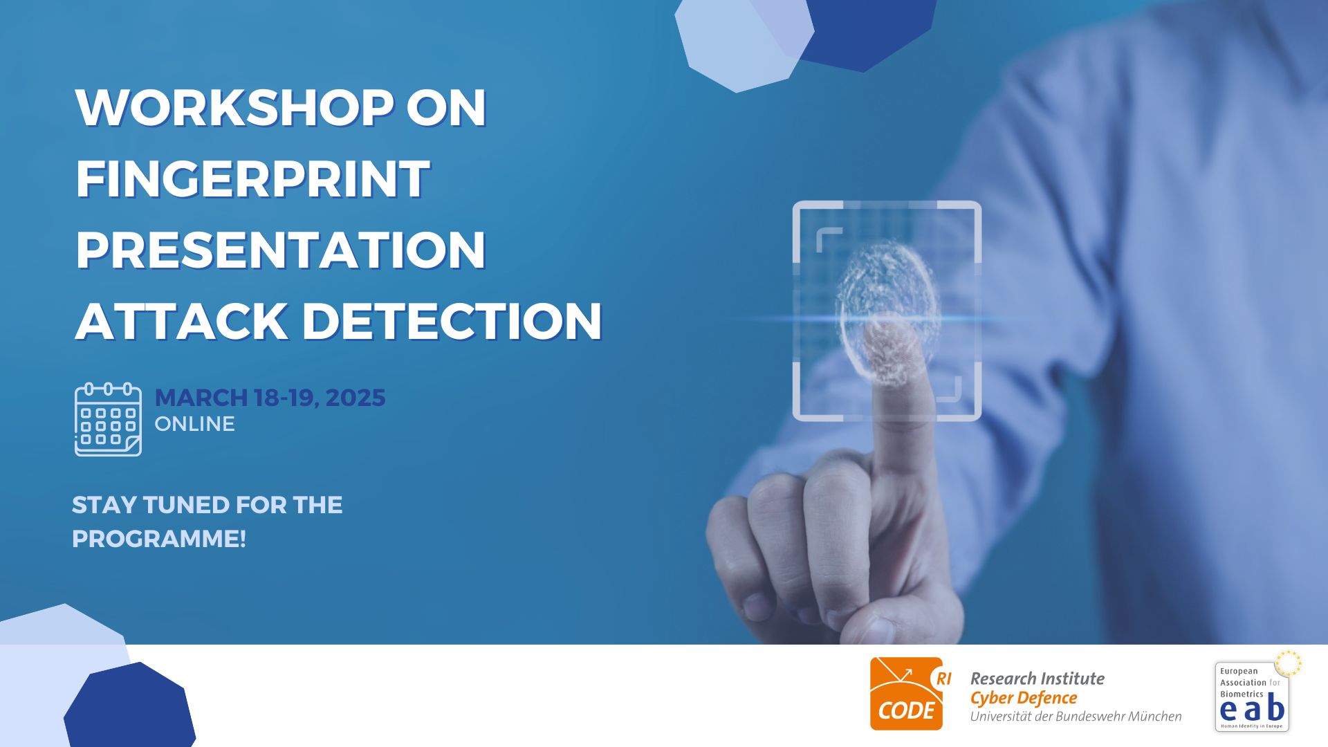 [Illustration] Banner on Workshop on Fingerprint Presentation Attack Detection