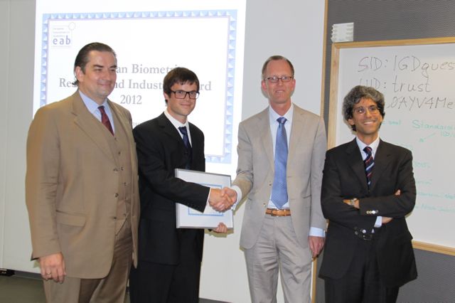 [Photo] Winner of the EAB Research Award: Christian Rathgeb